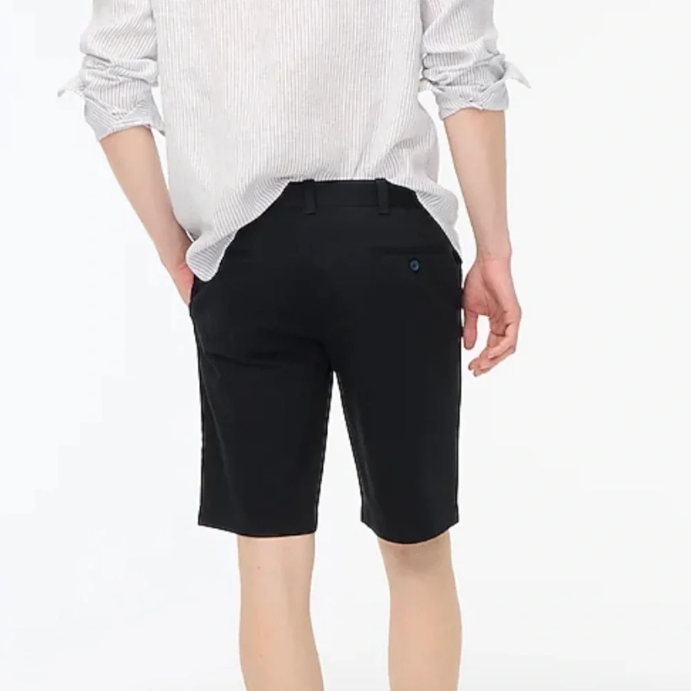 J crew 11” flex khaki shorts black